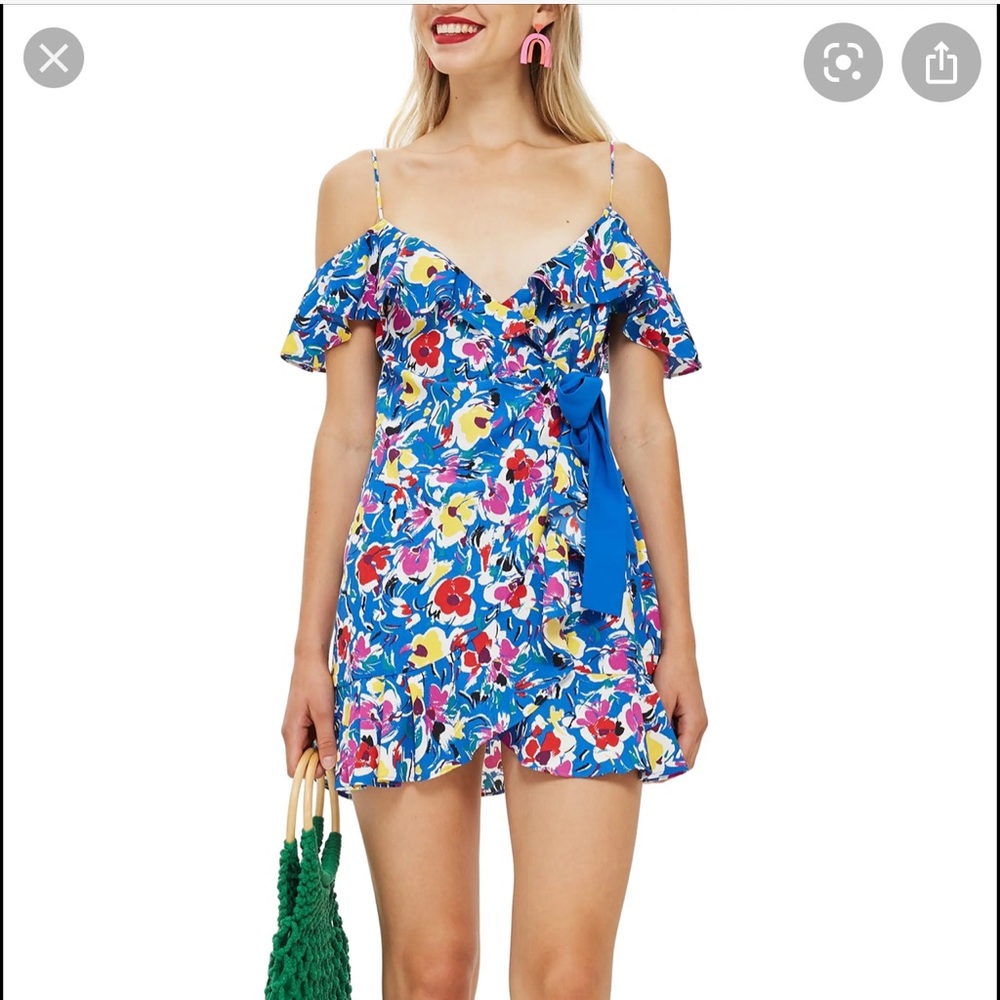 Topshop floral mini dress!